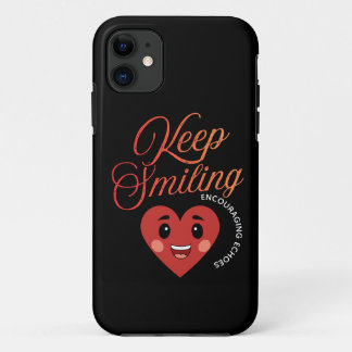 Blijf glimlachen Inspirerende iPhone Hoes