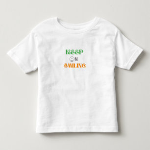 Blijf glimlachen kinder shirts