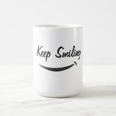 Blijf glimlachen koffiemok (Center)