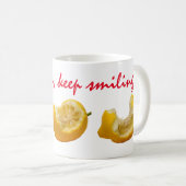 Blijf glimlachen koffiemok (Voorkant rechts)