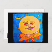 Blijf glimlachen met Art Briefkaart (Voorkant / Achterkant)