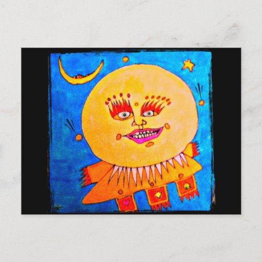 Blijf glimlachen met Art Briefkaart (Voorkant)