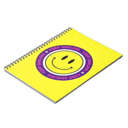 Blijf glimlachen notitieboek (Linkerzijde)