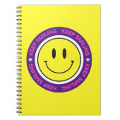 Blijf glimlachen notitieboek (Voorkant)