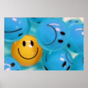 Blijf glimlachen poster