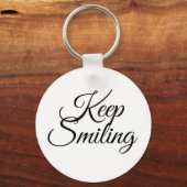 Blijf glimlachen sleutelhanger (Voorkant)
