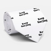 Blijf glimlachen stropdas (Opgerold)