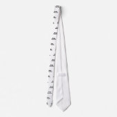 Blijf glimlachen stropdas (Achterkant)