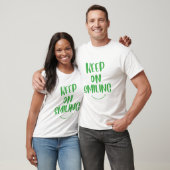 Blijf glimlachen t-shirt (Unisex)