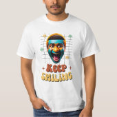 Blijf glimlachen t-shirt (Voorkant)
