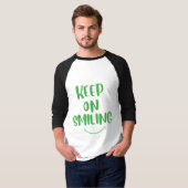Blijf glimlachen t-shirt (Voorkant volledig)