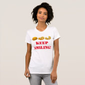 Blijf glimlachen t-shirt (Voorkant volledig)