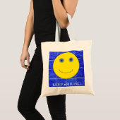 Blijf glimlachen tote bag (Voorkant (product))