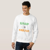 Blijf glimlachen trui (Voorkant volledig)