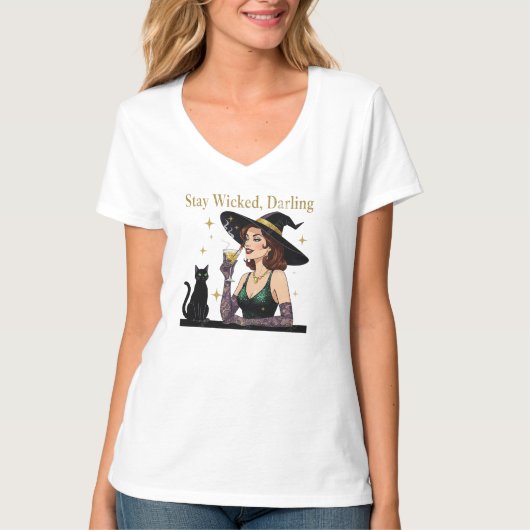 "Blijf goddeloos, lieverd" T-shirt (Voorkant)