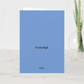 Blijf goed werk leveren kat kaart (Achterkant)