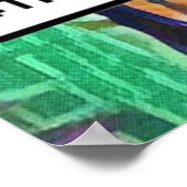 Blijf Golden Ponyboy, kleurrijke 80s retro Poster (Hoek)