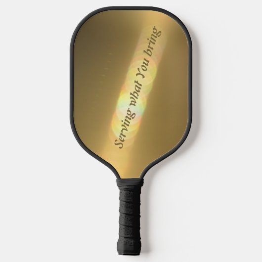 Blijf Golden Refraction Pickleball Paddle (Achterkant)
