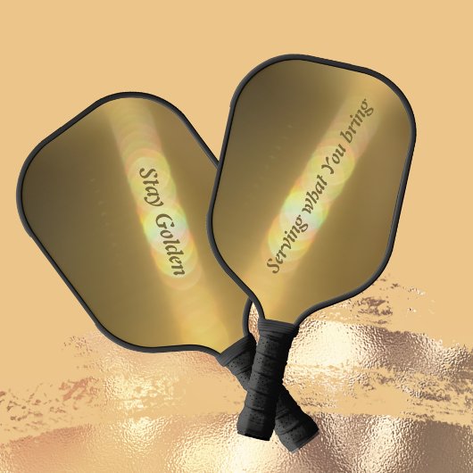 Blijf Golden Refraction Pickleball Paddle