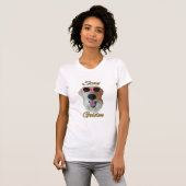 Blijf Golden Retriever T-Shirt (Voorkant volledig)