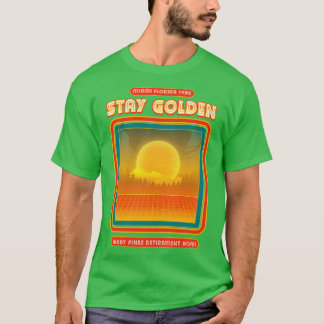Blijf Golden Shady Pines Pensioen Huis 1985 T-shirt