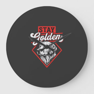 Blijf Goud Goud Retriever Hond Grote Klok
