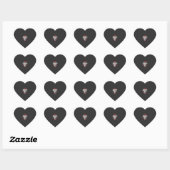Blijf Goud Goud Retriever Retro Hond Hart Sticker (Vel)