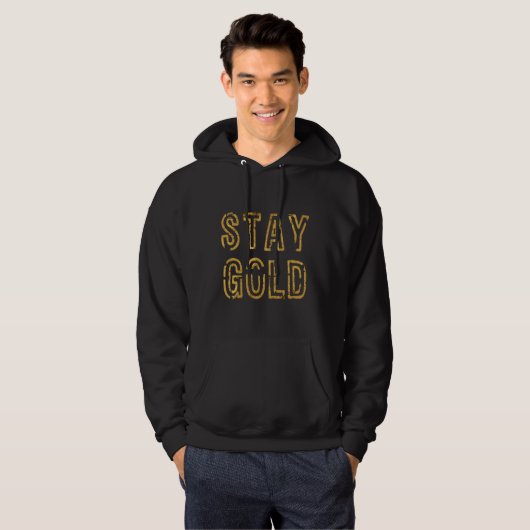 Blijf goud hoodie (Voorkant volledig)