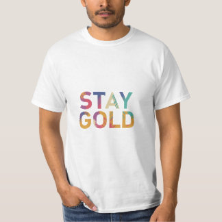 Blijf goud t-shirt