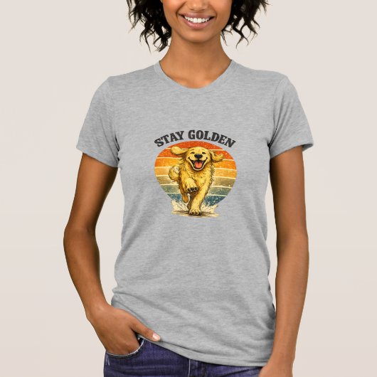 Blijf goud t-shirt (Voorkant)