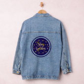 “Blijf Gouden” Denim Jas Jacket (Hangar)