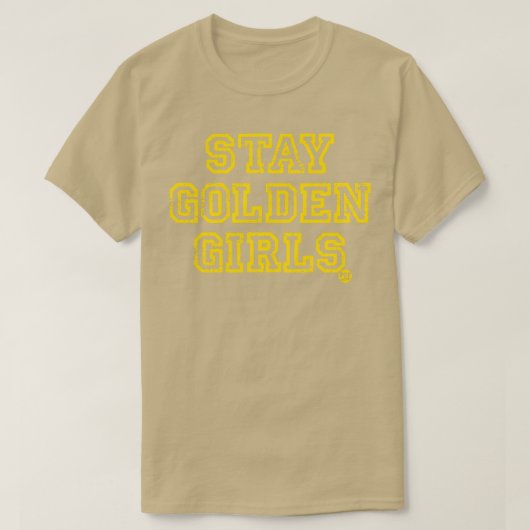 BLIJF GOUDEN LS T-SHIRT (Design voorkant)
