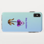 Blijf Gouden Orchidee Case-Mate iPhone Case (Achterkant (horizontaal))