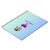 Blijf Gouden Orchidee Notitieboek (Linkerzijde)