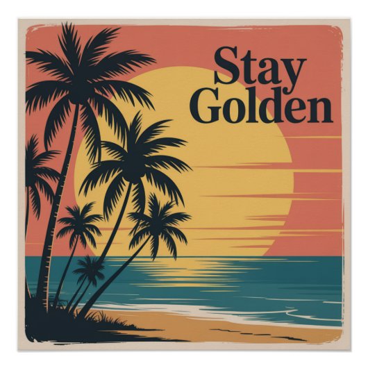 Blijf Gouden Perfect Poster (Voorkant)