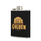 Blijf gouden vintage heupfles (Links)