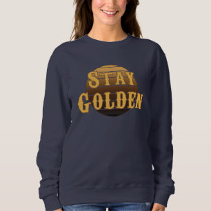 Blijf gouden vintage trui