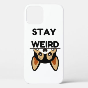 Blijf Grappig Rare Boston Terrier Cartoon Hond Case-Mate iPhone Case