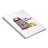 Blijf grateful Funny Cheese Pun Notitieboek (Rechterzijde)