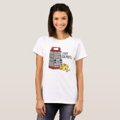Blijf grateful Funny Cheese Pun T-shirt (Voorkant volledig)