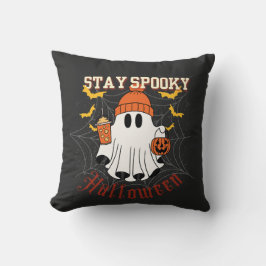 Blijf Griezelig Geest Halloween Kussen