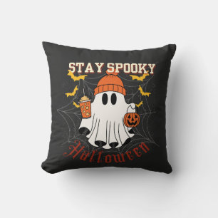 Blijf Griezelig Geest Halloween Kussen