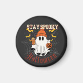Blijf Griezelig Geest Halloween Magneet (Voorkant)
