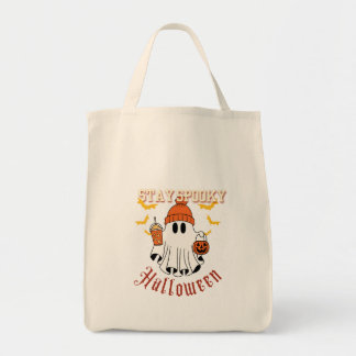 Blijf Griezelig Geest Halloween Tote Bag