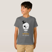 Blijf griezelig mijn vrienden heer schedel Kinder T-shirt (Voorkant volledig)