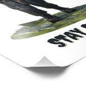 Blijf griezelig! monster van Frankenstein Foto Afdruk (Hoek)