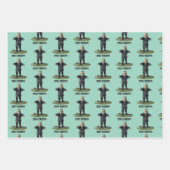 Blijf griezelig! monster van Frankenstein Inpakpapier Vel (Voorkant 3)