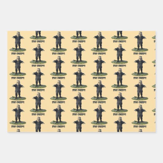 Blijf griezelig! monster van Frankenstein Inpakpapier Vel (Voorkant 2)