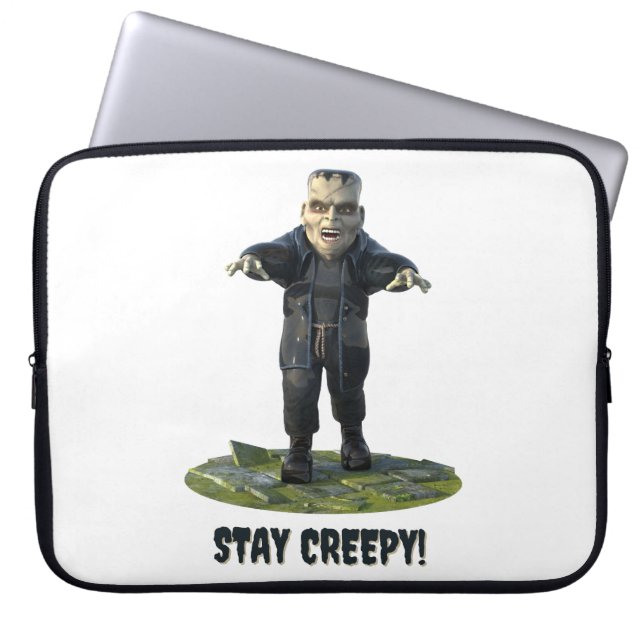 Blijf griezelig! monster van Frankenstein Laptop Sleeve (Voorkant)