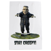 Blijf griezelig! monster van Frankenstein Medium Cadeauzakje (Achterkant)